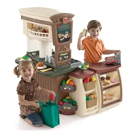Kids kitchen set and bakery shop