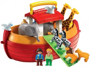 Playmobil Noah's Ark animal toys for 2 year old boys