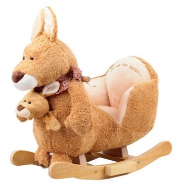 Rocking animal kangaroo toy for 2 year olds
